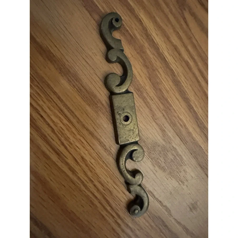 LOT OF Vintage Brass Drawer Knob  Cabinet Handle 5 Inch Lot Of 2